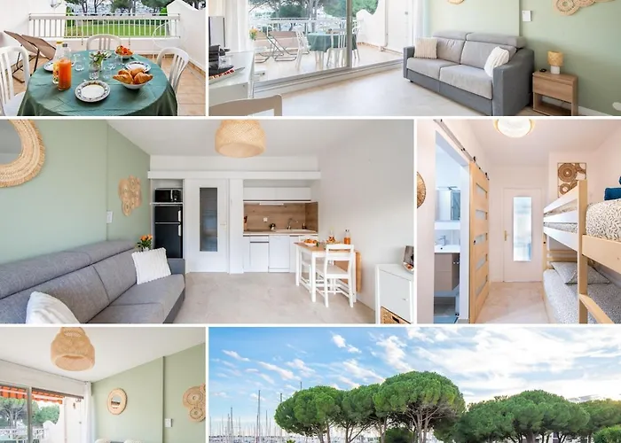 Le Cormoran Air-climatise-parking-vue Marina-plage Apartamento *